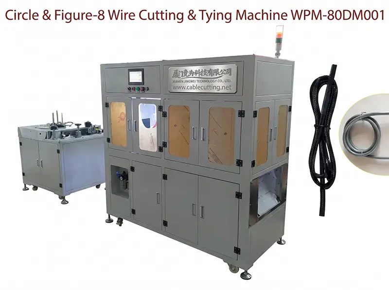 Automatische Kreis- &amp; Achter-Drahtschneide- und Bindemaschine WPM-80DM001