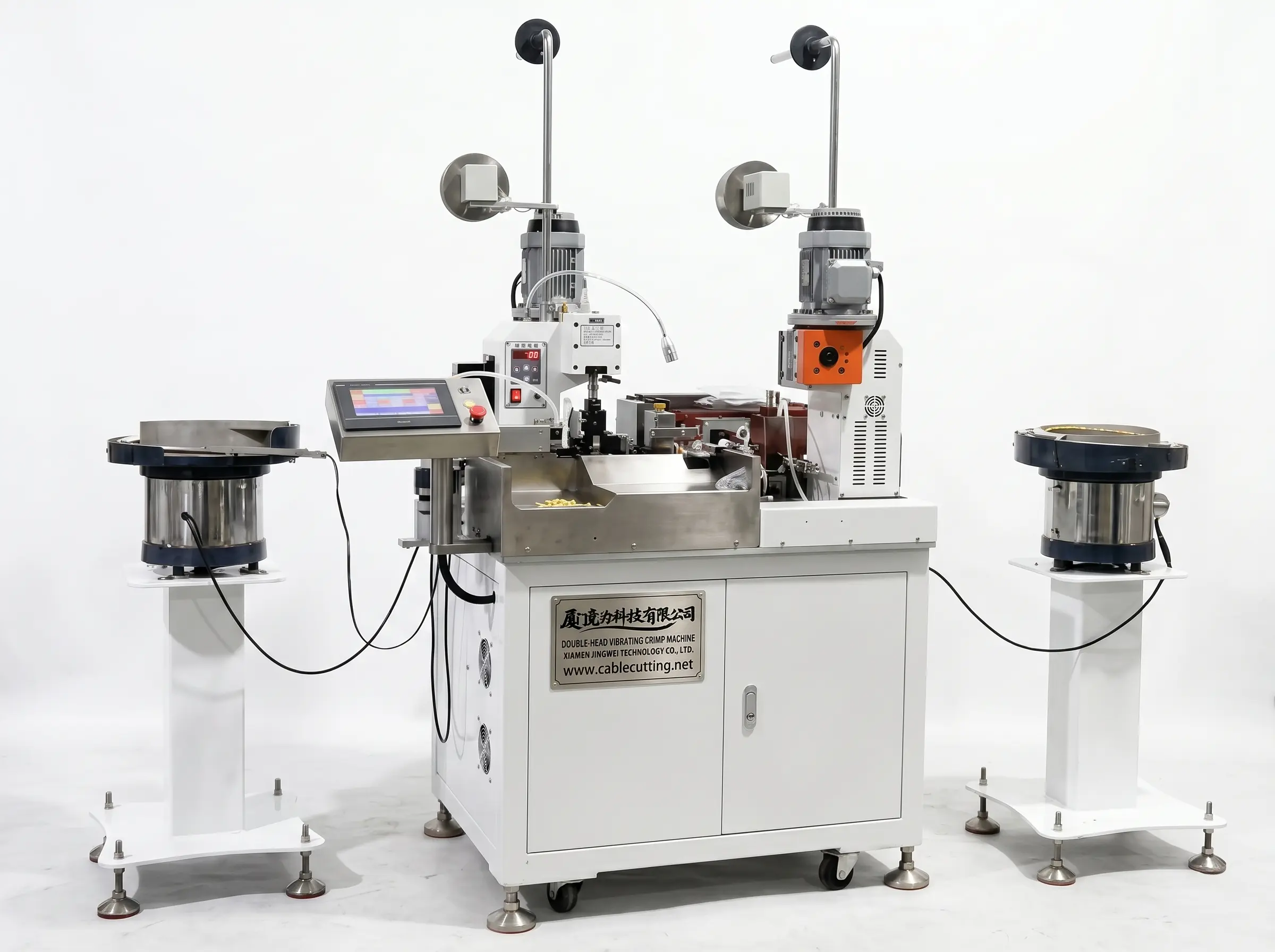 Automatische Doppelkopf-Crimpmaschine – Effiziente Kabelverarbeitung von JINGWEI