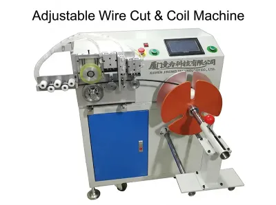 Automatische Drahtschneide- und Wickelmaschine mit einstellbaren Einstellungen WPM-110CL - Automatische Kabelwickel- und Bindemaschine