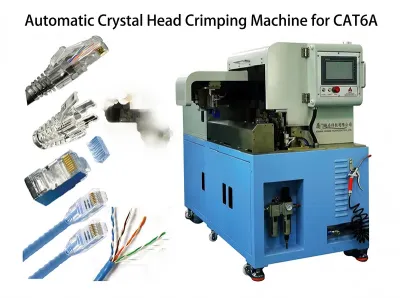 Automatische Kristallkopf-Crimpmaschine für RJ45 CAT6A Steckverbinder WPM-CAT6A