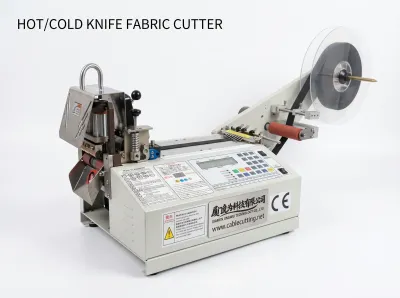 Automatischer Heiß-/Kaltmesser-Stoffschneider WPM-990T - Bandschneidemaschine