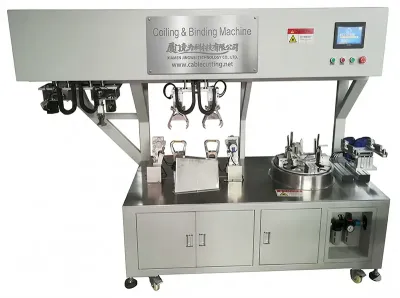 Automatische Drahtwickel- und Bindemaschine für Kabel bis 12mm WPM-RT-82T