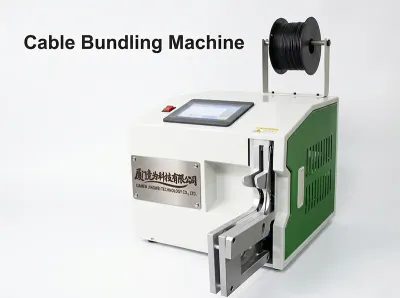 Automatische Kabelbündelungsmaschine mit Touchscreen WPM-845D - Kabelwickel- und Bindemaschine