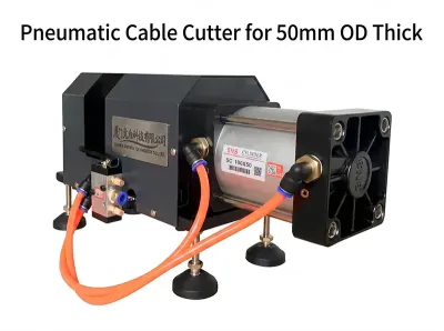 Pneumatische Kabelschneidemaschine für Kabel bis 50 mm WPM-C50 - Drahtseilschneidemaschine