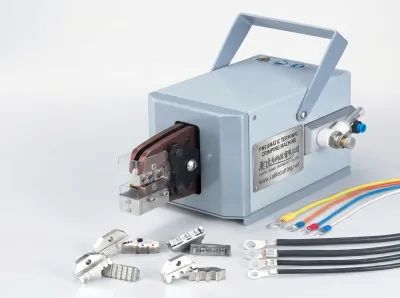 Pneumatische Crimpmaschine für Kabelschuhe, 2,5 t Leistung WPM-20M