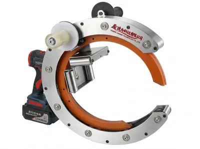 Bohrmaschinenbetriebener Hand-Orbitalwickler für Rohre & Holz HROW-450 Thumb