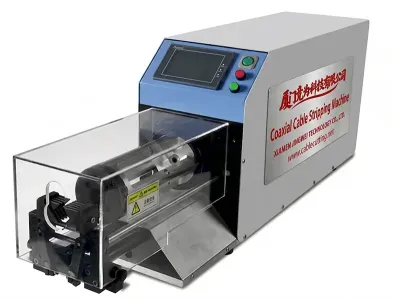 Halbautomatische Koaxial-Abisoliermaschine für Kabel bis ø25 mm WPM-25200
