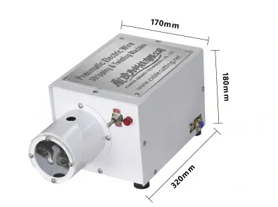 Halbautomatischer pneumatischer Drahtabisolierer und -verzwirbler WPM-200 - Drahtverdrill- und Abisoliermaschine