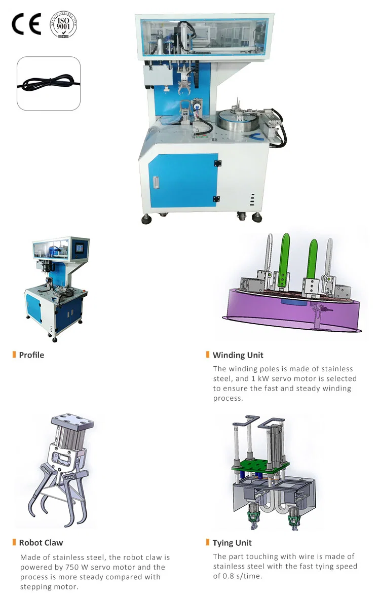 Drahtwickel-Bindemaschine, automatische Bindemaschine, Schnurbindemaschine, Paketbindemaschine, Draht-/Kabelbündel
