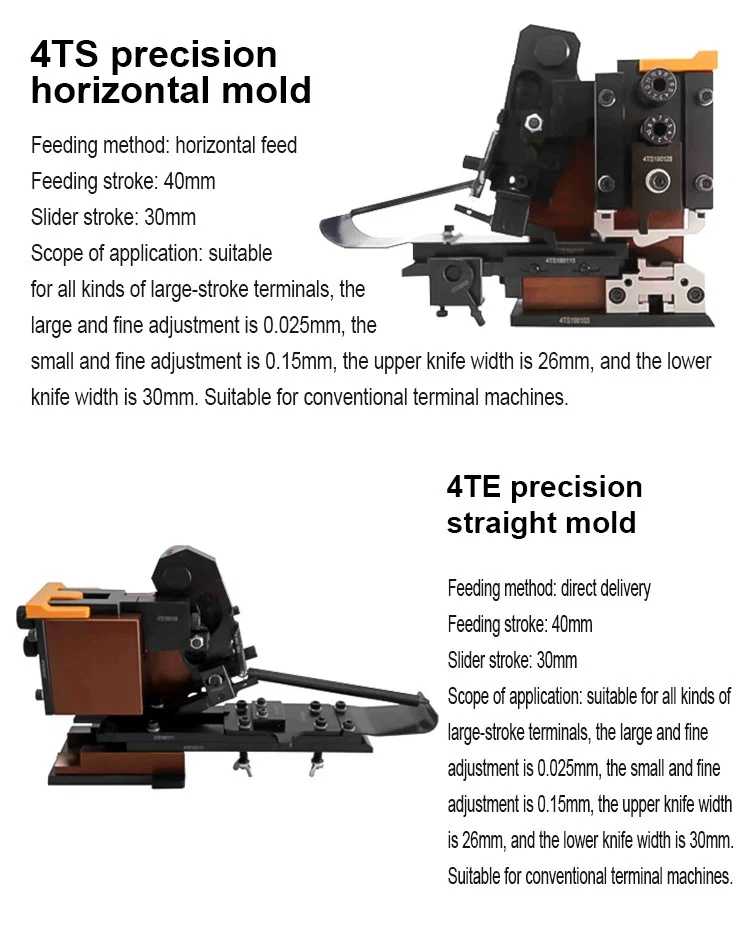 4TE Präzisions-Straight-Mold, Anschluss-Crimpform, Anschluss-Crimpmatrize, Anschluss-Crimp-Applikator