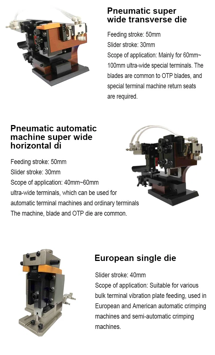 Pneumatischer Automat mit superbreiter horizontaler Matrize