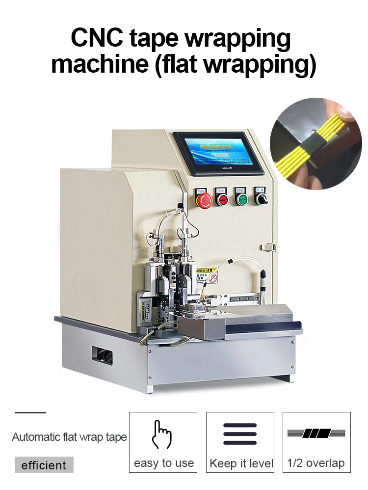 Flachbandbandmaschine, Bandwickelkabel, Kabelwickelbandmaschine