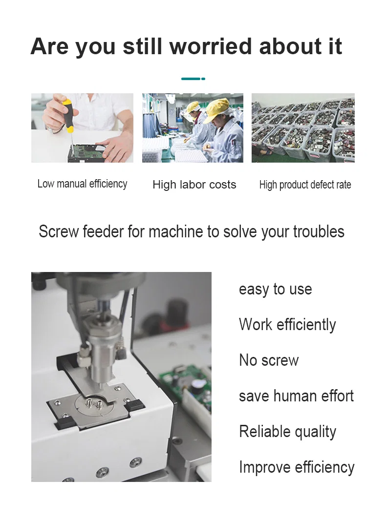 Schraubenzuführung, Schraubenzuführmaschine, Schraubensicherungsmaschine