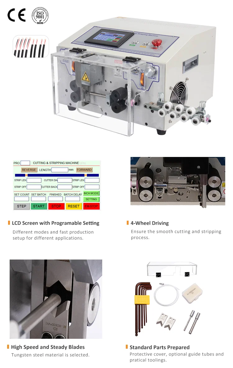 Doppelschichtige Abisoliermaschine mit Rundmantel WPM-YH3 Faser-Abisoliermaschine, Mantel-Kabelabisoliermaschine, Kabelabisoliermaschine