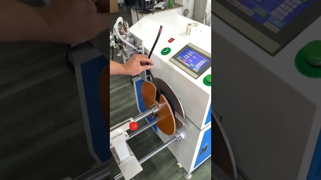 All-in-One Maschine: Automatische Meterzählung, Sortieren, Schneiden, Drahtwickeln & Spulen (1-15 mm)