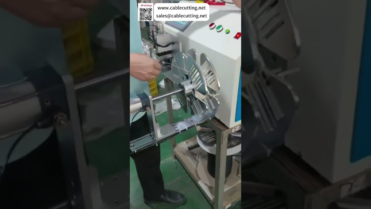 Vollautomatische Meterzähl- und Kabelbearbeitungsmaschine für Flachbandkabel – Optimale Aufteilung und Zuschnitt