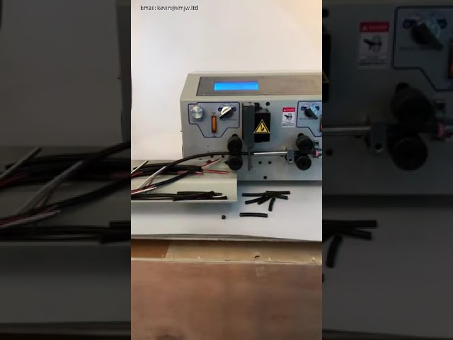 Automatische Kabelabisolier- und Schneidemaschine SWT-508-HT-2-S mit Touchscreen – 0,1–10 mm²