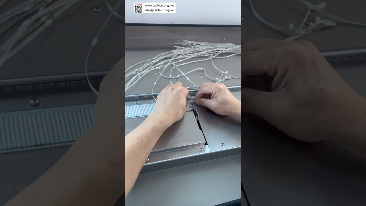 Nylon-Kabelbinder-Maschine für 2,5x60mm Binder – Perfektes Bündelungswerkzeug speziell für Lichterketten