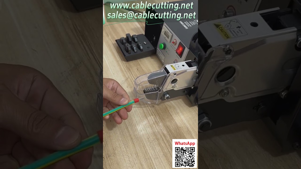 Automatische Crimpmaschine: Schneiden, Abisolieren & Crimpen in Einem – Plug & Play für Ihre Produktion