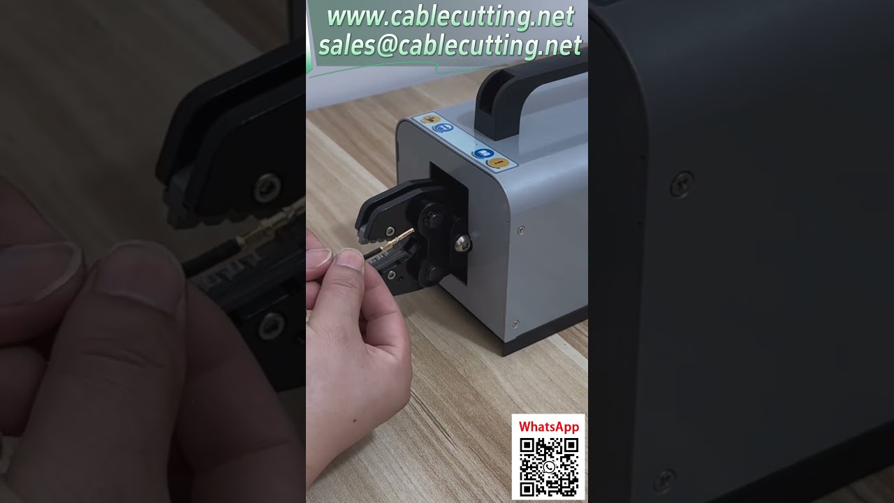 【25M Pneumatische Crimpmaschine】Hexagon-Crimpen von Flugsteckern - Kundenspezifisch #Automatisierung
