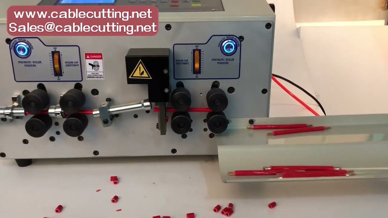 Automatische Abisoliermaschine 1000W/800W – Kabelabisolier- und Schneidemaschine für PVC, Teflon & Glasfaser (1-70mm²)