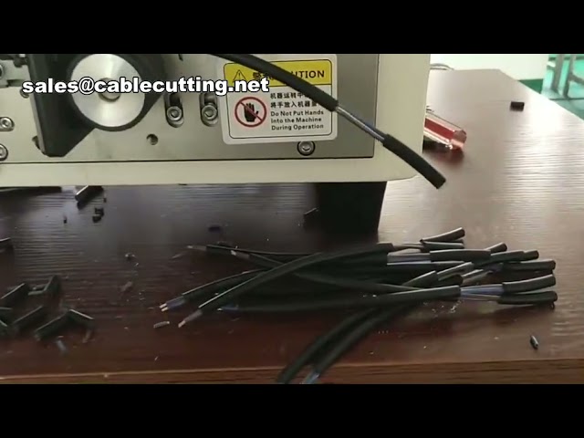 Automatische Kabelabisolier- und Schneidemaschine für Stromkabel – Effizient & Präzise