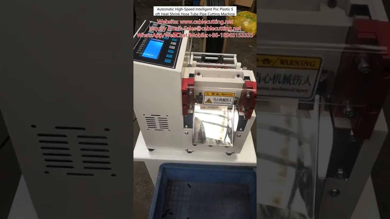 Automatische Hochgeschwindigkeits-PVC-Schlauchschneidemaschine für Hitzeschrumpfschläuche – intelligent & präzise