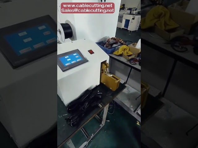 CE-zertifizierte manuelle Kabelbindemaschine für USB- und Netzkabel (40-80 mm Außendurchmesser)