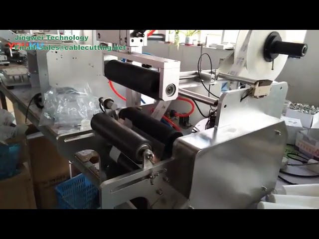 Rundenflaschen-Etikettiermaschine | Pneumatische Etikettiermaschine mit Induktionserkennung | 80 Flaschen/Min