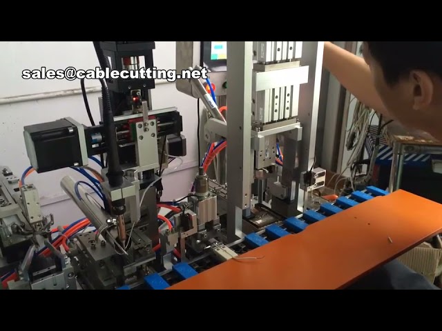 Hocheffiziente Lötmaschine für Kopfhörerkabel – Präzisions-Lötautomation