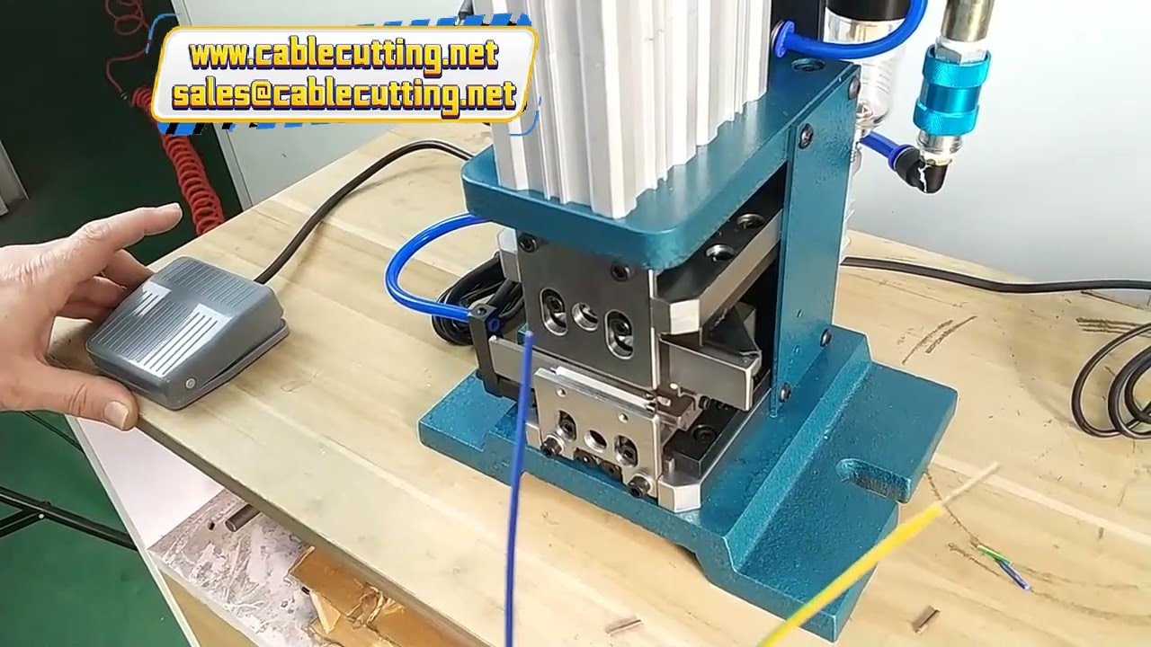 4FN Pneumatische Abisoliermaschine für Twistkabel – Industrielle Kabelabziehmaschine