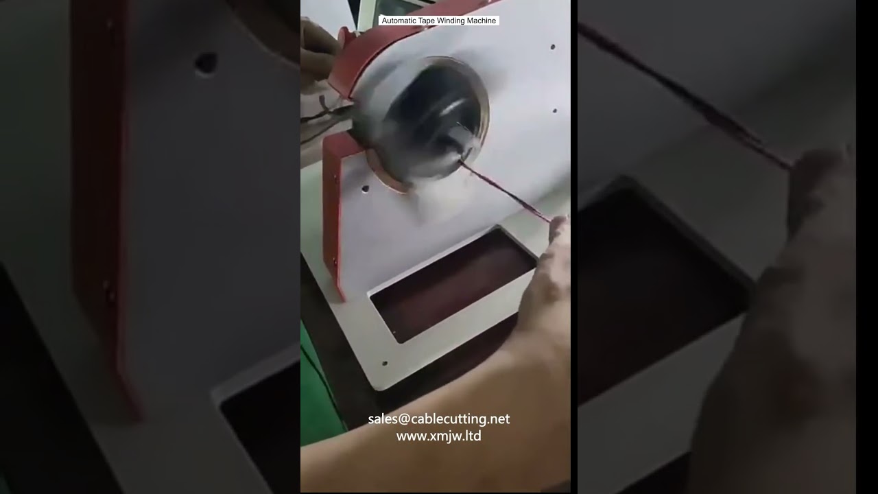 Automatische Bandwickelmaschine – Effiziente Lösung für Kabelbäume und Verpackung