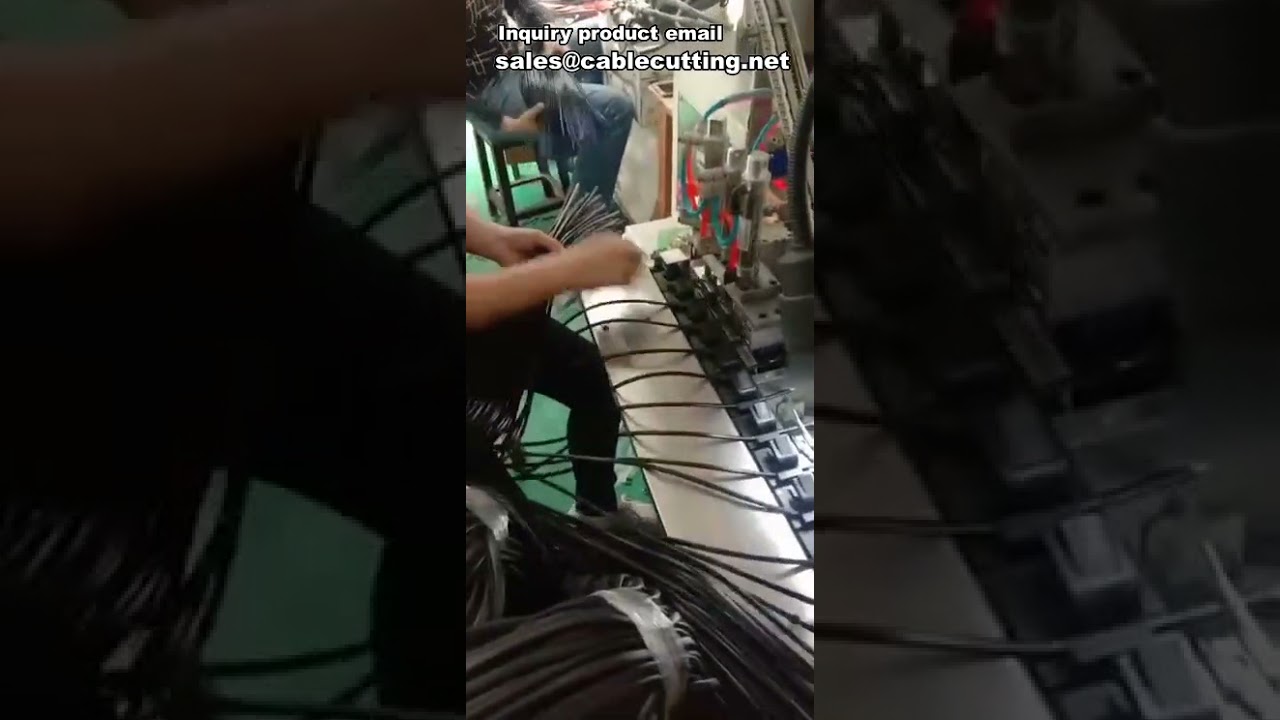 Automatische Crimpmaschine für Stecker-Pins & Kunststoffstecker – Präzise Terminals crimpen