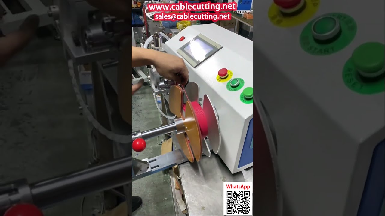 Präzise Rückwickel- und Zählmaschine für Silikon-Elektronikdrähte – mit Abwickel- und Aufteileinheit