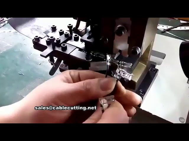 Hochleistungs-Flachstecker-Crimpmaschine für Drahtanschlüsse | Automatische Crimpautomaten