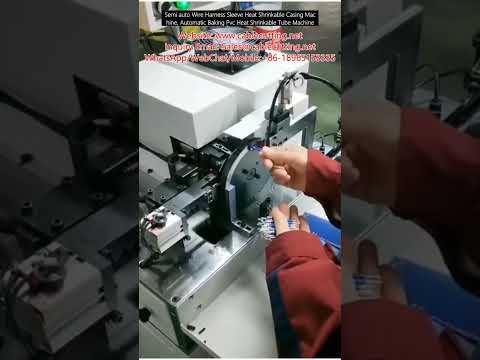 Halbautomatische Kabelbaum-Schrumpfschlauchmaschine, automatische PVC-Schrumpfmaschine