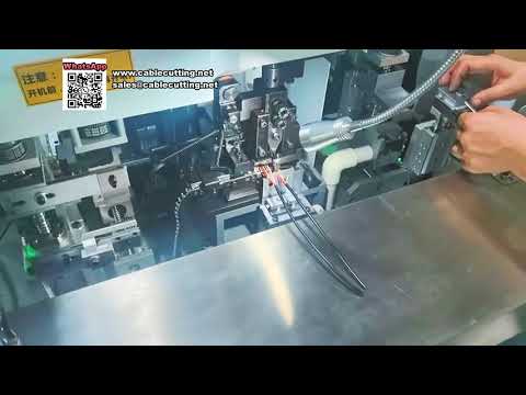Hochpräzises automatisiertes Crimp- und Gehäuseeinführsystem für Manteldrahtklemmen