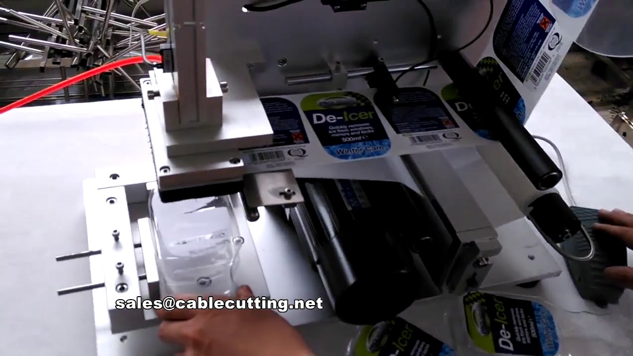 Präzise und effizient: Halbautomatische Flachflächen-Etikettiermaschine | Verpackung optimieren