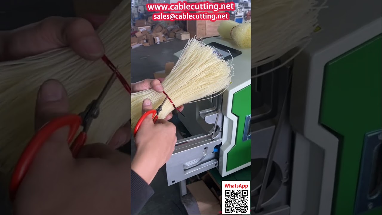 Automatische Bindemaschine: Vielseitig für Kabel, Nudeln & mehr