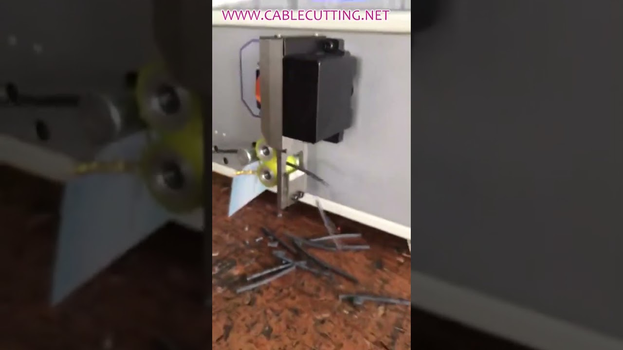 Präzise Schrumpfschlauch-Schneidemaschine – Effiziente Kabelverarbeitung für die Fabrikautomatisierung