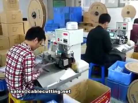 Halbautomatische Flachbandkabel-Crimpmaschine – Effizient & Präzise
