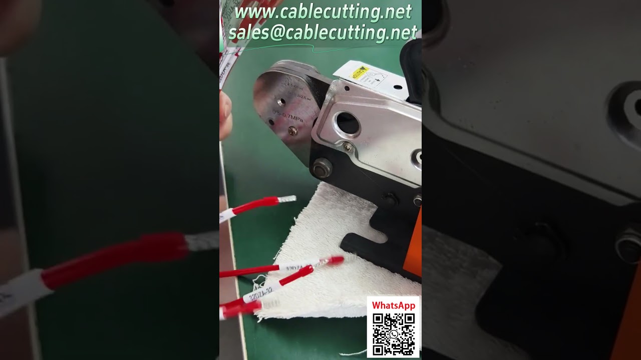 AM6-4 Pneumatische Rohrkabelschuh-Crimpmaschine | 0,25-10 mm² | Vierkant & Sechskant einstellbar mit Positionierplatte