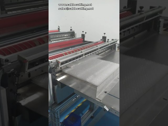 Automatische Folien-Schneidemaschine für Luftpolsterfolie – Präzises Schneiden von Verpackungsfolie