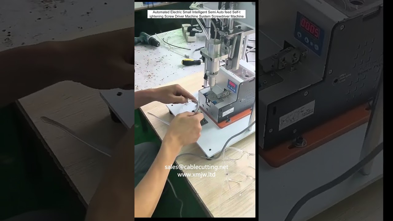 Intelligentes halbautomatisches elektrisches Schraubersystem mit automatischer Zuführung und Selbstspannung