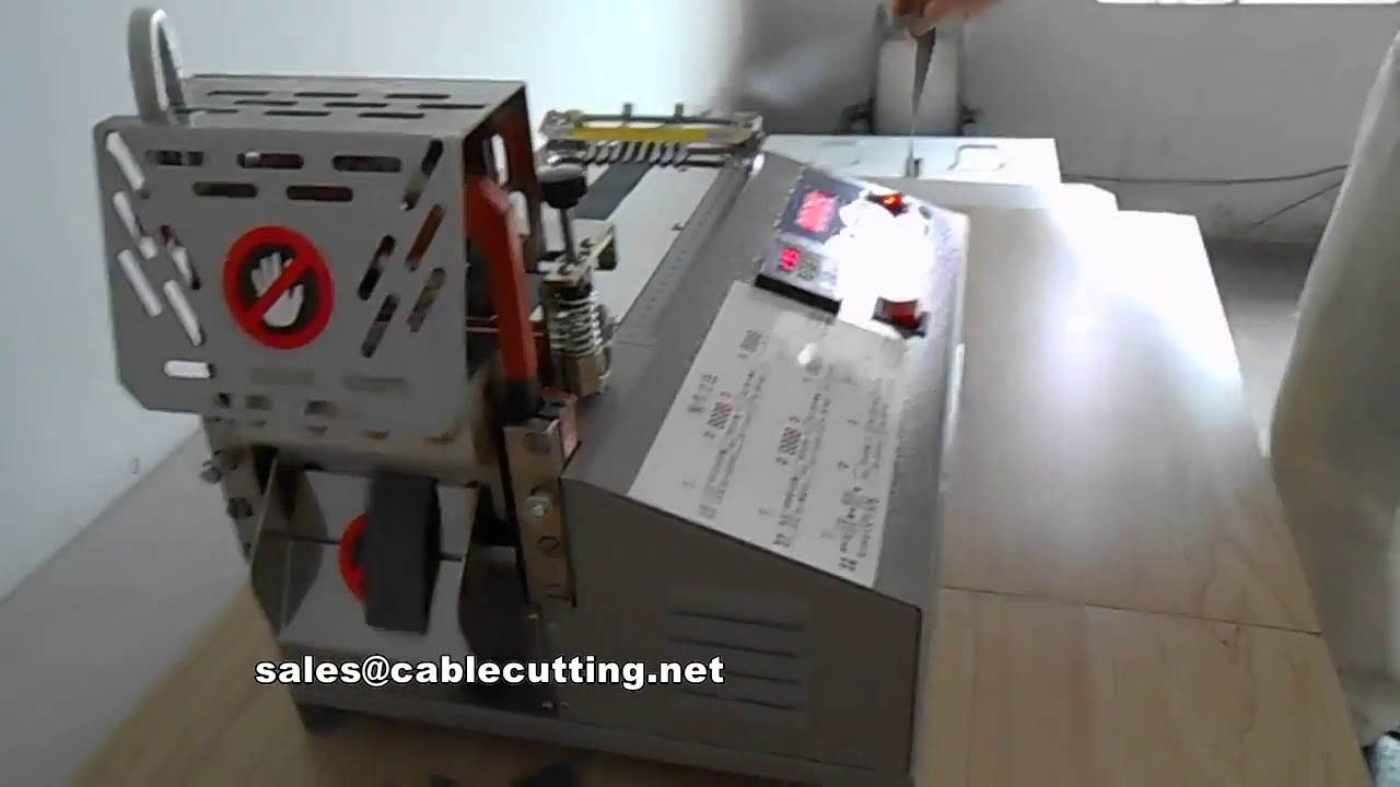 Elastik-Schneidemaschine mit Heiß- und Kaltmesser – Präzises Schneiden für die Industrie