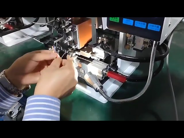 Automatische Kabel-Crimp- & Abisolier-Maschine – Präzise Drahtverarbeitung