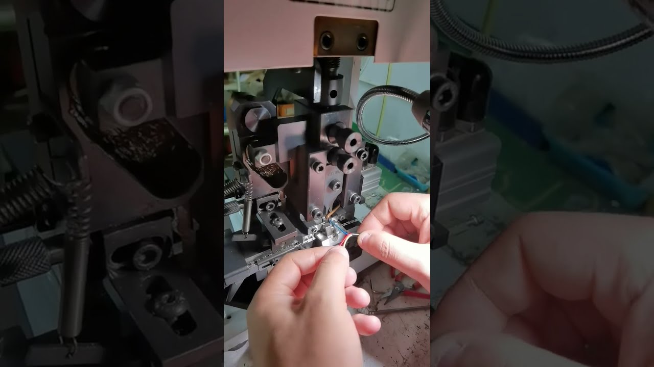 Horizontale Endlosband-Crimp- und Kabelabisolier-Maschine | #Maschine #Kabelabisolierung #Fabrik #Werkzeuge