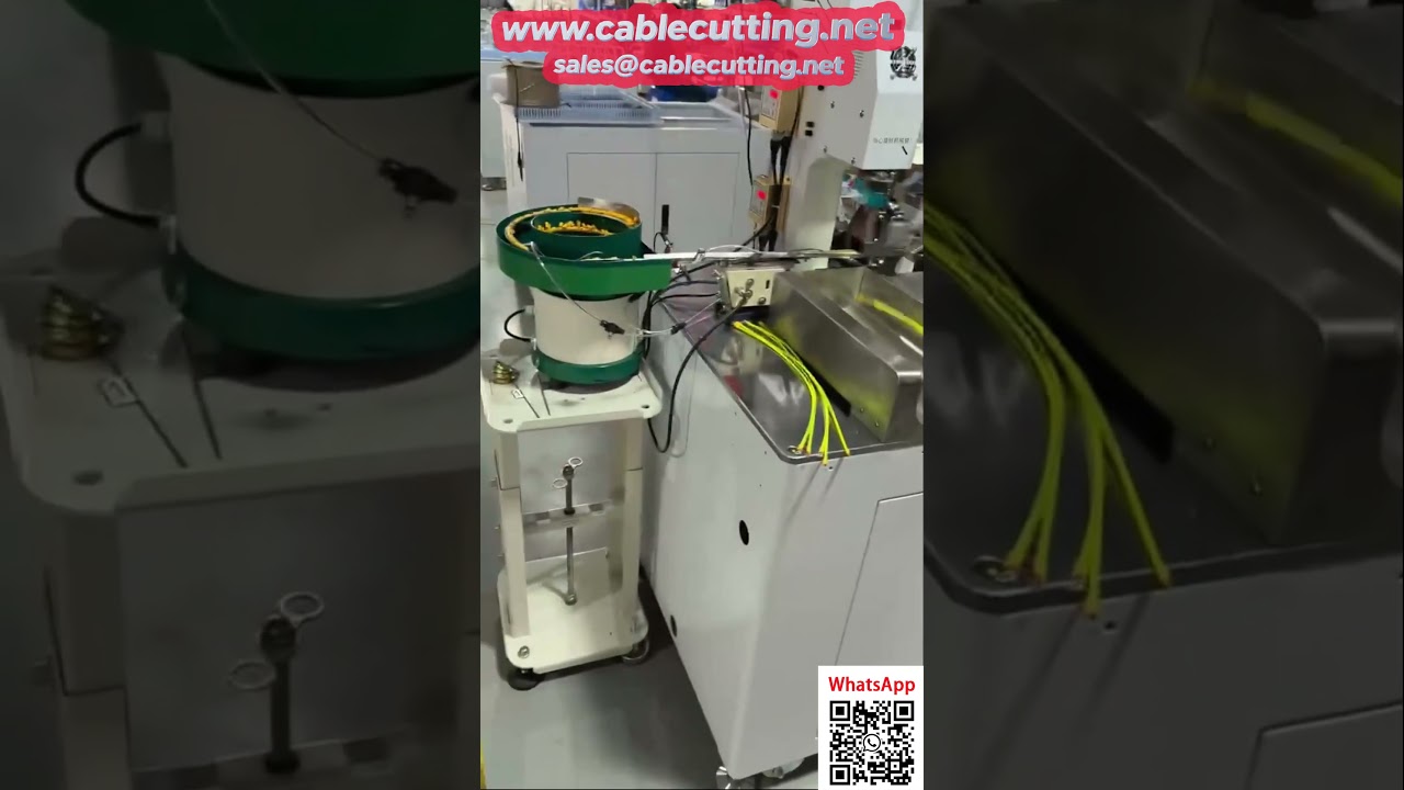 Doppelkopf-Automatik-Crimp-Presse für vorisolierte Anschlüsse AWG14-26 | Hochgeschwindigkeits-Kabelverarbeitung