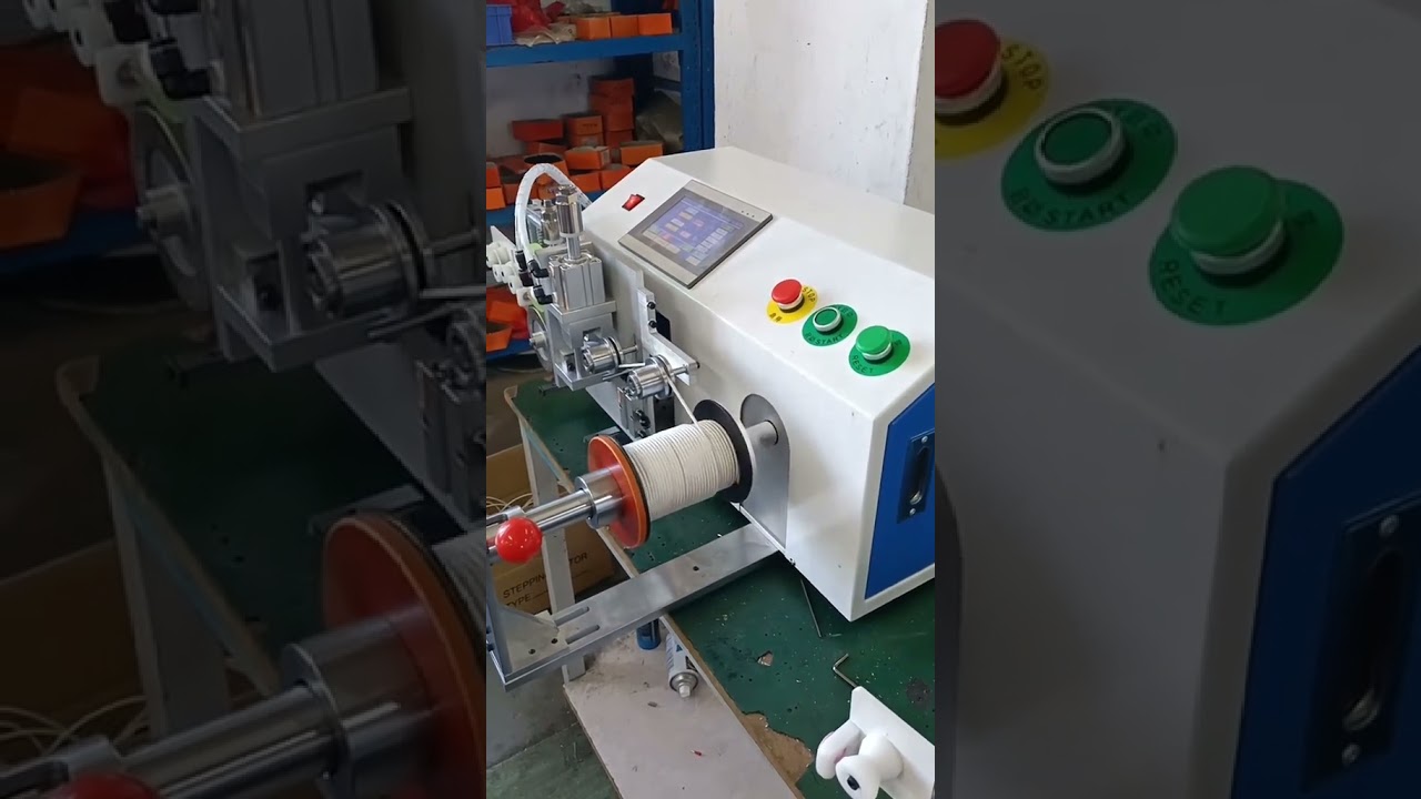 Vielseitige Drahtwickelmaschine für Hohl- und Kunststoffspulen mit präziser Längenmessung | Fabrikautomatisierung
