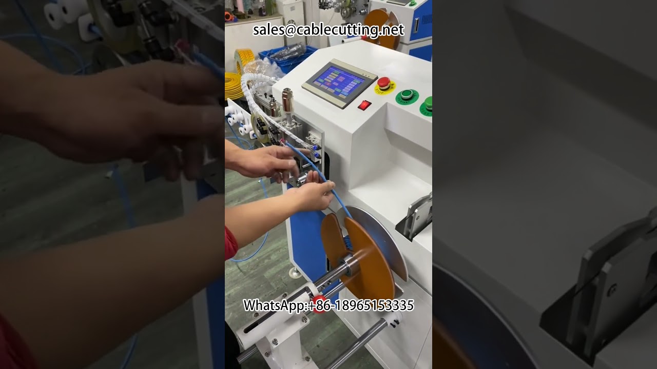 Automatische Meterzähl-, Sortier-, Schneid-, Wickel- und Bindemaschine | Drahtwickel- und Bindemaschine
